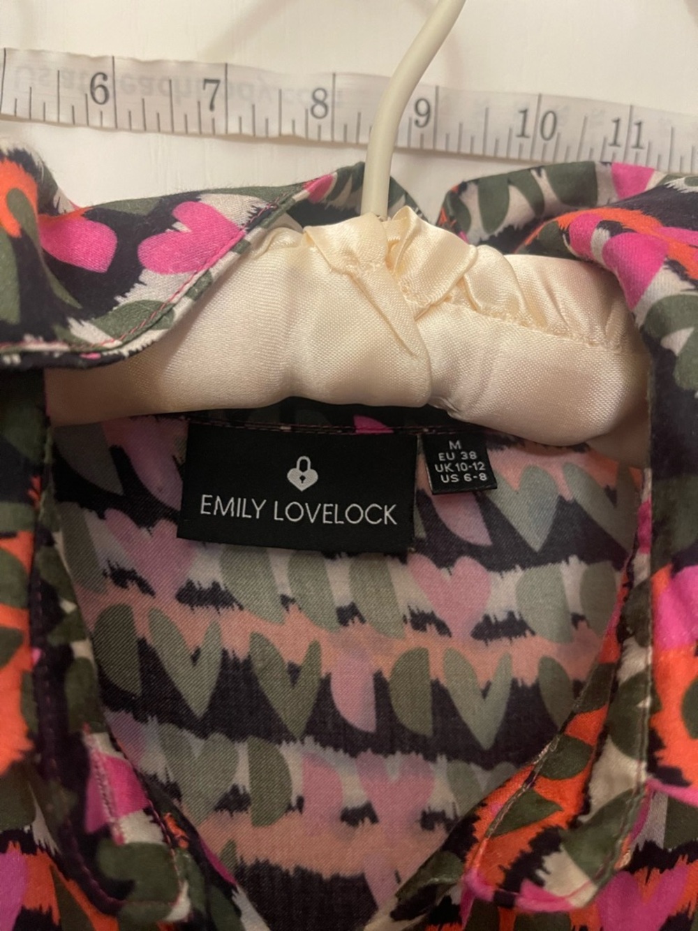 Emily Lovelock Pink & Green Midi Dress